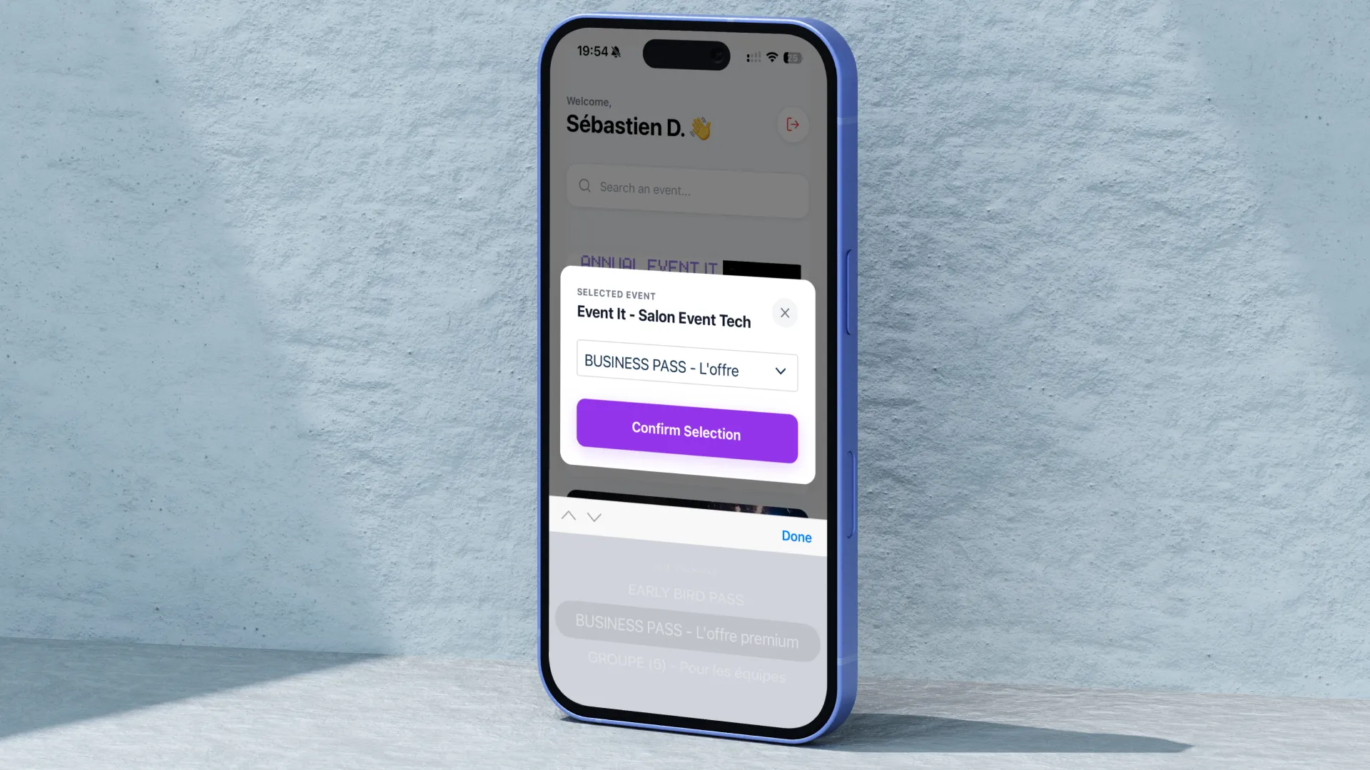 Série de 3 screenshots illustrant chaque étape